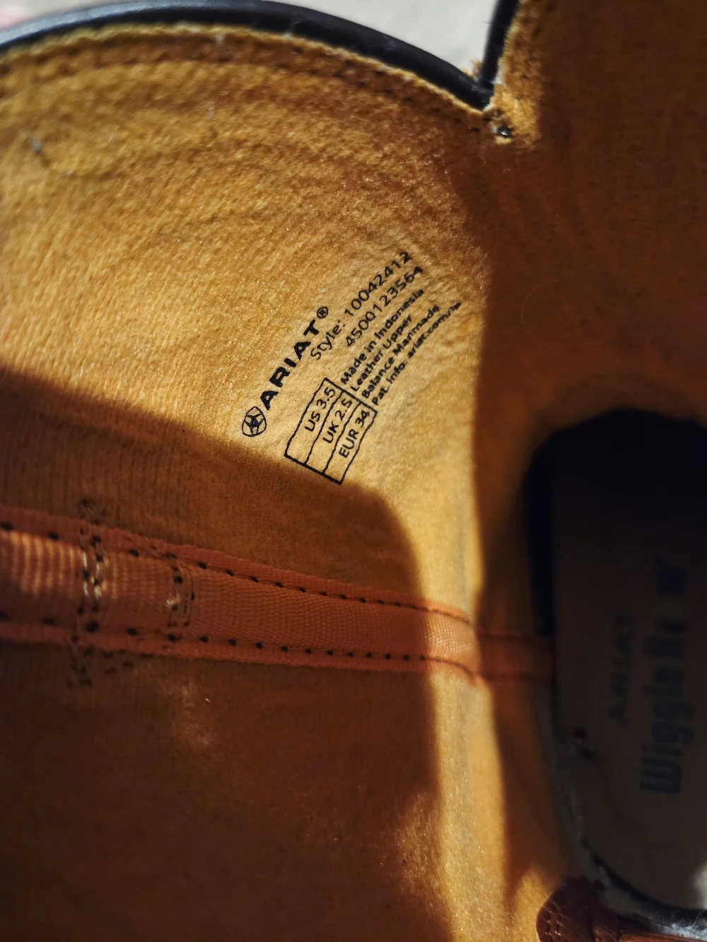 Ariat Brown Distressed Leather Cowboy Boots